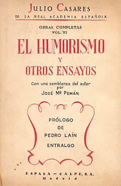 Seller image for El Humorismo y Otros Ensayos . for sale by Librera Astarloa