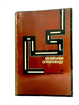 Bild des Verkufers fr Streetwise Criminology zum Verkauf von World of Rare Books