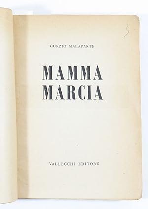 Bild des Verkufers fr Mamma marcia [Prima bozza in pagina - Proof Copy] zum Verkauf von Libreria Antiquaria Pontremoli SRL