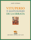 Imagen del vendedor de Vituperio: y algn elogio de la errata a la venta por Agapea Libros