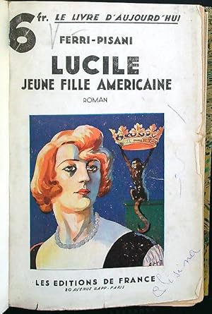 Bild des Verkufers fr Lucile Jeune fille americaine zum Verkauf von Librodifaccia