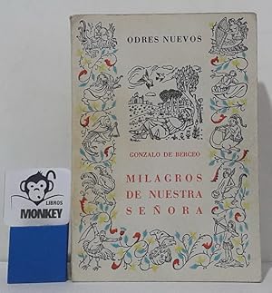 Immagine del venditore per Milagros de Nuestra Seora venduto da MONKEY LIBROS