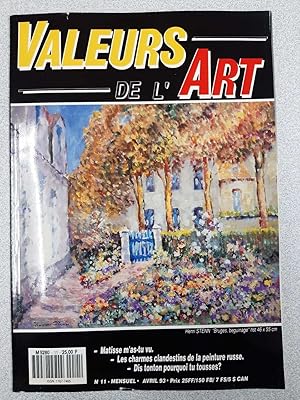 Revue Valeurs de l'arts n° 11