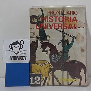 Seller image for Prontuario de Historia Universal for sale by MONKEY LIBROS