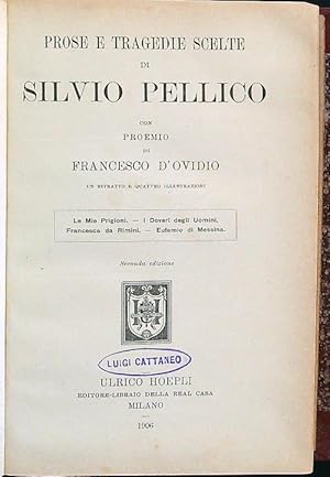 Seller image for Prose e tragedie scelte for sale by Librodifaccia