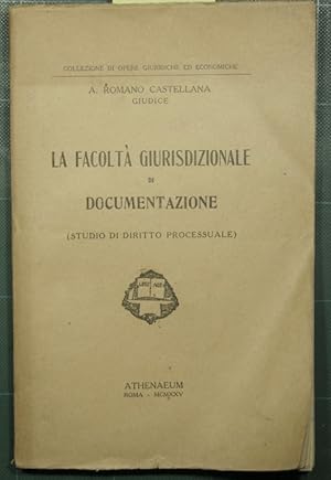 La facoltà giurisdizionale di documentazione