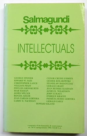 Seller image for Salmagundi: Intellectuals, Spring-Summer 1986 for sale by PsychoBabel & Skoob Books
