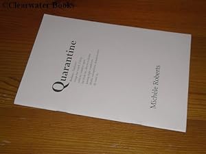 Seller image for Quarantine. Poems. for sale by Clearwater Books