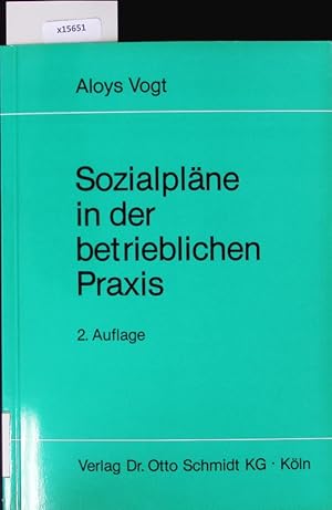 Seller image for Sozialplne in der betrieblichen Praxis. for sale by Antiquariat Bookfarm