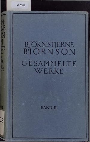 Bild des Verkufers fr Bjrnstjerne Bjrnson. Gesammelte Werke. Zweiter Band zum Verkauf von Antiquariat Bookfarm