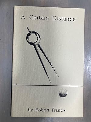 Image du vendeur pour A Certain Distance mis en vente par biblioboy