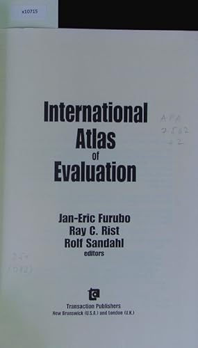 Seller image for International atlas of evaluation. Comparative policy analysis series. for sale by Antiquariat Bookfarm