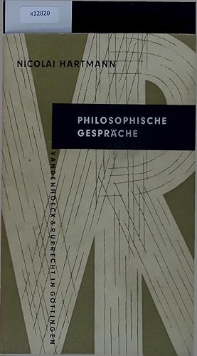 Imagen del vendedor de Philosophische Gesprche. a la venta por Antiquariat Bookfarm