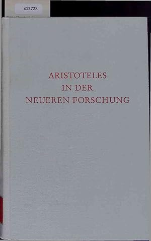 Seller image for Aristoteles in der Neuren Forschung. Band LXI for sale by Antiquariat Bookfarm
