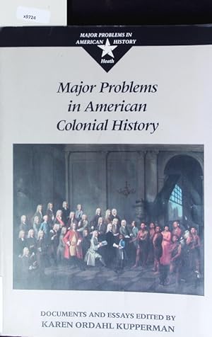Seller image for Major problems in American colonial history. Major problems in American history series. for sale by Antiquariat Bookfarm