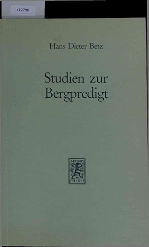 Image du vendeur pour Studien zur Bergpredigt. mis en vente par Antiquariat Bookfarm