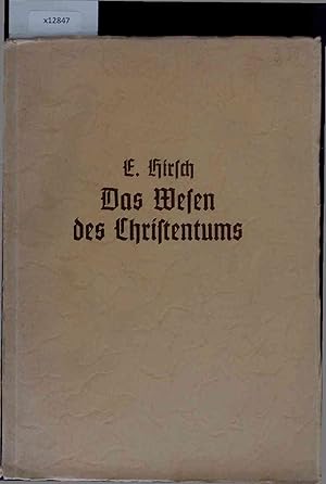 Bild des Verkufers fr Das Wesen des Christentums. zum Verkauf von Antiquariat Bookfarm