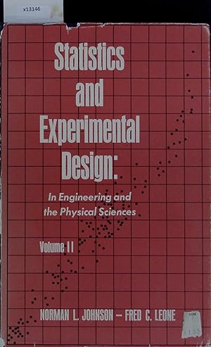 Seller image for Statistics and Experimental Design. In Engineering and the Physical Sciences. Volume II for sale by Antiquariat Bookfarm