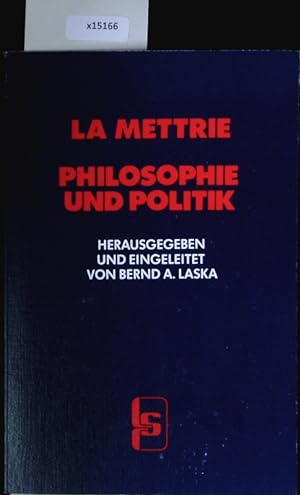 Bild des Verkufers fr Philosophie und Politik. LSR-Quellen. zum Verkauf von Antiquariat Bookfarm