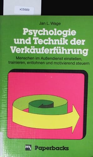 Bild des Verkufers fr Psychologie und Technik der Verkuferfhrung. mi-Paperbacks: Verkauf. zum Verkauf von Antiquariat Bookfarm