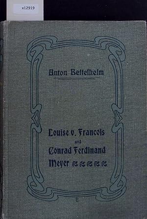 Bild des Verkufers fr Xonise von Francois und Conrad Ferdinand Meyer. zum Verkauf von Antiquariat Bookfarm