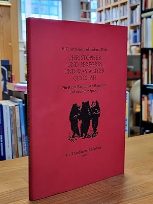 Bild des Verkufers fr Christopher und Peregrin und was weiter geschah - Ein Brenroman in drei Kapiteln = Krystof a Peregrin a co se delo dl, (abweichender Titelzusatz auf dem Vorderdeckel: 'Ein Brenroman in bhmischer und deutscher Sprache'), [signiert], bersetzt von ins Bhmische von Josef Hirsal und Bohumila Grgerova, zum Verkauf von Antiquariat Orban & Streu GbR