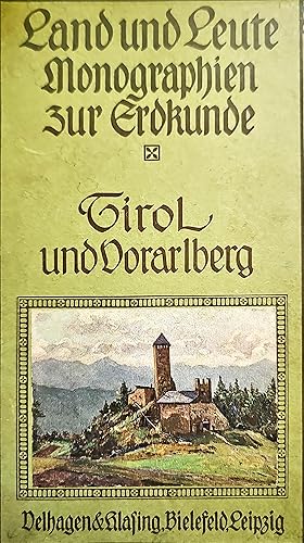 Seller image for Tirol und Vorarlberg. for sale by Oberlnder antiquarischer Buchversand