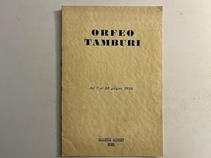 Orfeo Tamburi, dal 7 al 22 giugno 1956. Galleria Alibert, Roma