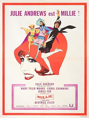 1967 Original French Movie poster - Millie (Julie Andrews)