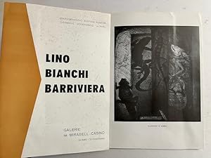 Lino Bianchi Barriviera. 36 Graphisce Kunstwerke. Galerie im Mirabell-Casino, Salzburg (pieghevole)