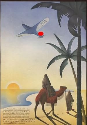 Imagen del vendedor de Werbeblatt: Arado Ar 79 zum Weltrekord 1939 - 6300 Kilometer ohne Zwischenlandung. a la venta por Antiquariat Ralf Rindle