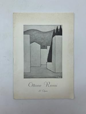 Bild des Verkufers fr Ottone Rosai. 37 opere, 5-24 gennaio 1959. Galleria d'Arte La Barcaccia zum Verkauf von Coenobium Libreria antiquaria