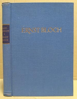 Ernst Bloch. Festschrift zum 70. Geburtstag.