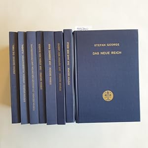 Stefan George Konvolut (8 BÜCHer) Das neue Reich + Das Jahr der Seele + Der Teppich des Lebens un...