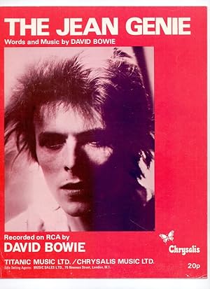 The Jean Genie. Words and Music by David Bowie. CC 3516. Printed in England by WEST CENTRAL PRINT...