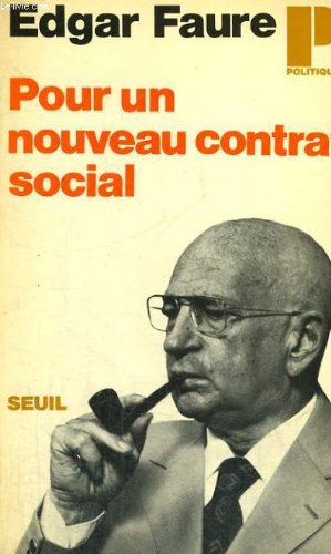 Bild des Verkufers fr Pour un nouveau contrat social zum Verkauf von Ammareal