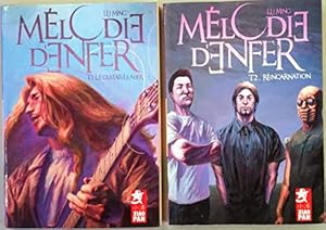 Image du vendeur pour Mlodie d'enfer, Tome 1 + Tome 2: Le guitar-leader et Rincarnation (2 Livres) mis en vente par Ammareal