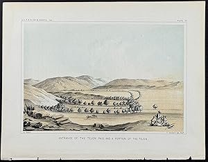 Seller image for Entrance of the Tejon Pass and a Portion of the Tejon for sale by Trillium Antique Prints & Rare Books