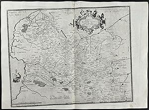 Image du vendeur pour Map of the Artois Region between France and Belgium (Artois Atrebatum regionis vera descriptio ) mis en vente par Trillium Antique Prints & Rare Books