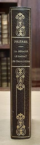 Rituel de prières pour la semaine, le sabbat et les trois fêtes, conforme au service adopté pour ...