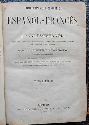 Diccionario Español-Frances Frances-Español 2 vols. Taboada 1867