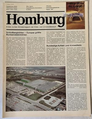 Homburg August 1987 - Erstes buntes Monatsmagazin der Kreis- und Universitätsstadt