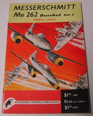 Seller image for Messerschmitt Me 262 Described Part 2, Series 1 No. 7 for sale by Books of Paradise