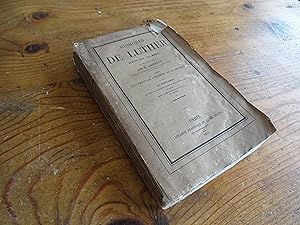 Mémoires DE LUTHER Ecrits Par Lui-Même traduits et mis en ordre par M. Michelet précédés D'Un Ess...