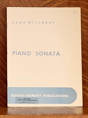 Bild des Verkufers fr PIANO SONATA (REVISED VERSION) zum Verkauf von Andre Strong Bookseller