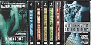 Seller image for Anita Blake Vampire Hunter Paperback Collection: BLOODY BONES, BLUE MOON, BURNT OFFERINGS, CIRCUS OF THE DAMNED, LAUGHING CORPSE, LUNATIC CAFE, OBSIDIAN BUTTERFLY. for sale by Brentwood Books