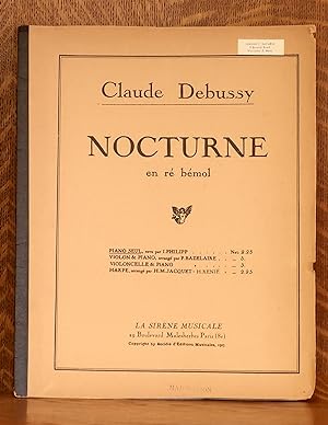 Seller image for NOCTURNE EN RE BEMOL POUR PIANO SEUL for sale by Andre Strong Bookseller