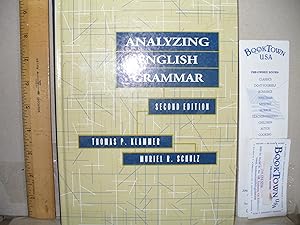Immagine del venditore per Analyzing English Grammar venduto da Thomas F. Pesce'