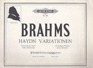 Brahms : Haydn Variationen Coral des St. Anton u. 4 Variationen