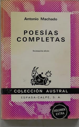 Imagen del vendedor de Poesas completas a la venta por Librera Alonso Quijano